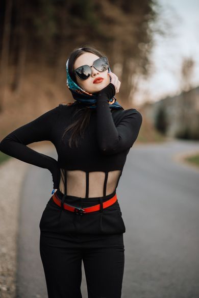 portrait, street, fashion