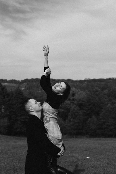 couple, blackandwhite