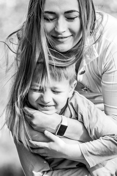 blackandwhite, children, family