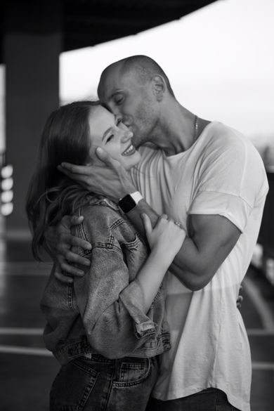 couple, blackandwhite