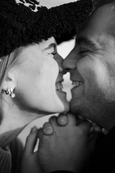 couple, blackandwhite