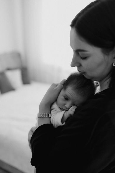 family, baby, children, blackandwhite