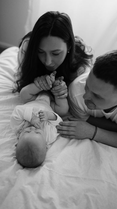 blackandwhite, children, baby, portrait, family