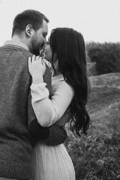couple, blackandwhite