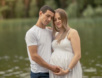 couple, maternity, family