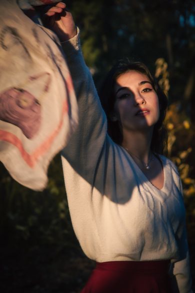 nature, portrait, content