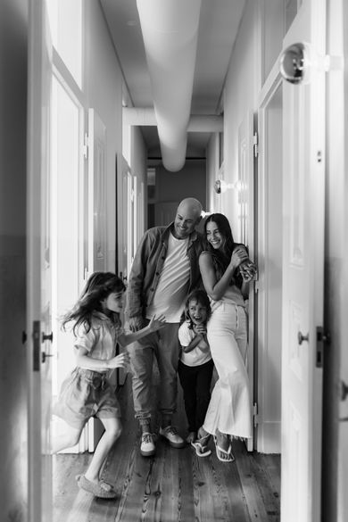 blackandwhite, children, family