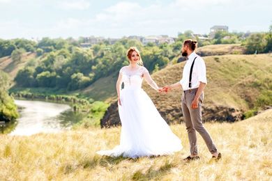 couple, wedding