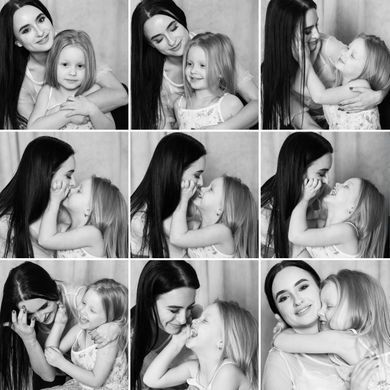 children, portrait, family