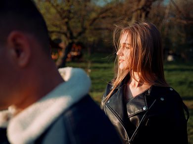 couple, nature, street, portrait