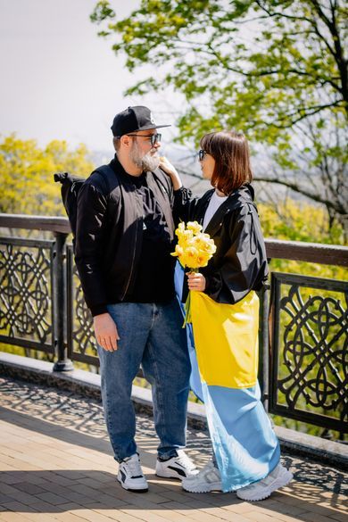 commercial, couple, street, family, portrait