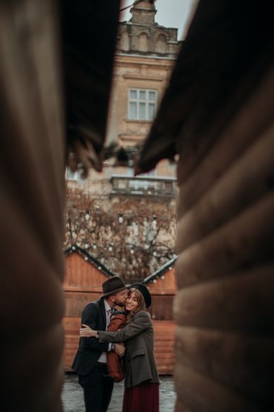 couple, street