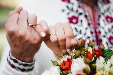 couple, wedding