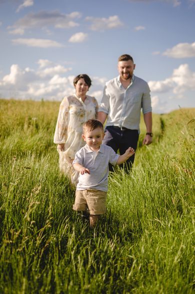 couple, nature, children, portrait, family