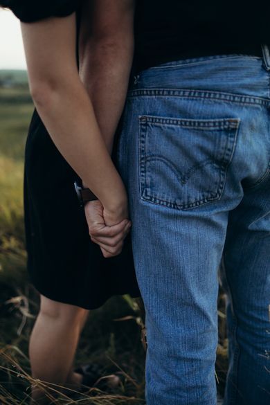 couple, nature, portrait