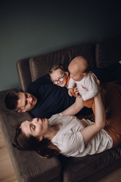 children, portrait, family