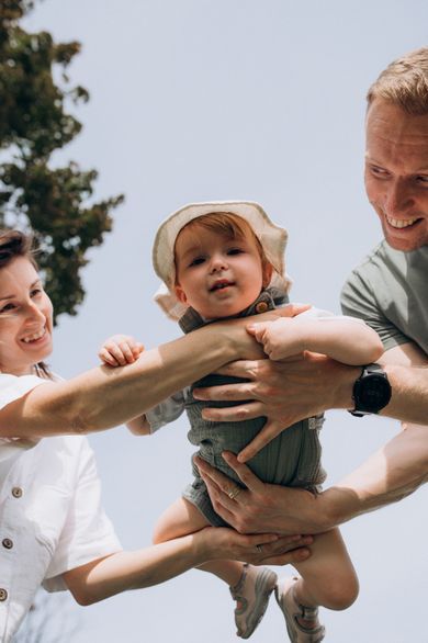 children, portrait, family