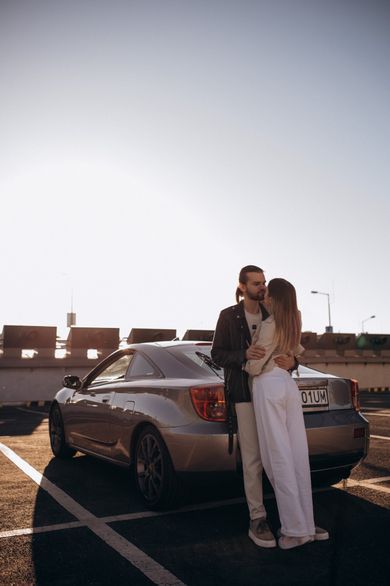 couple, street, portrait, family