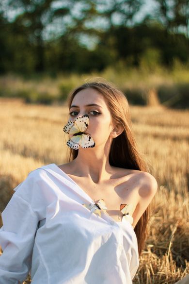 nature, portrait, content