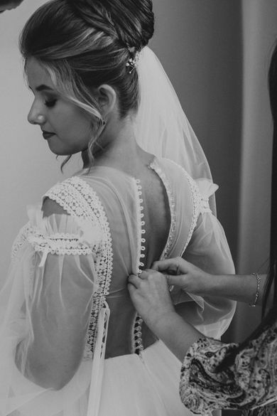 portrait, blackandwhite, wedding