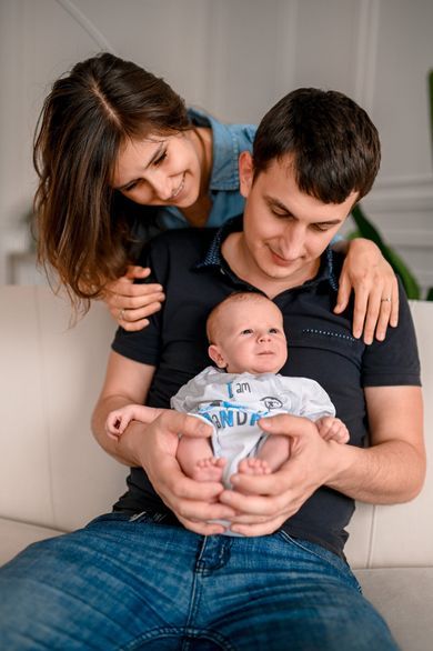 couple, children, baby, family, portrait