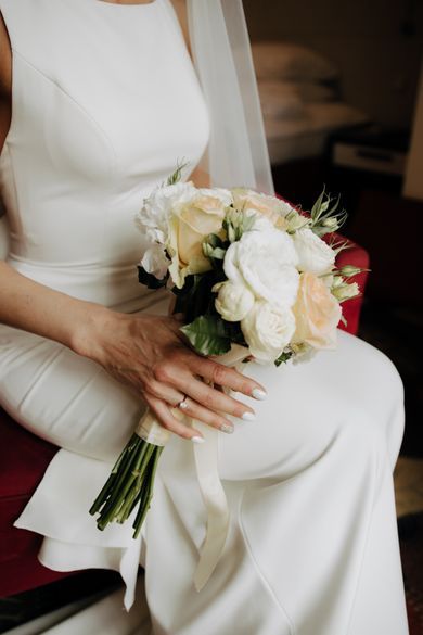 couple, wedding, portrait