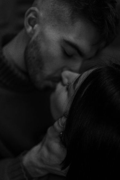 couple, blackandwhite