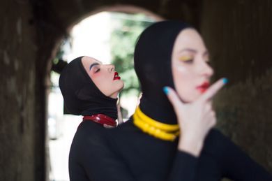 glamour, portrait, fashion