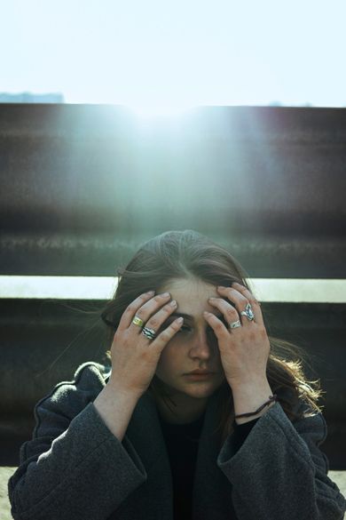 portrait, content, street