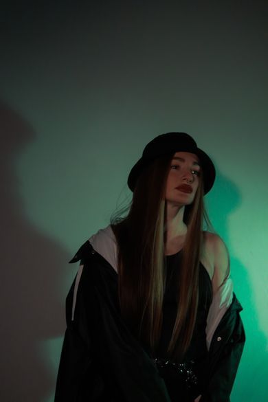 portrait, content, fashion