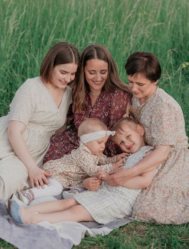 nature, children, family