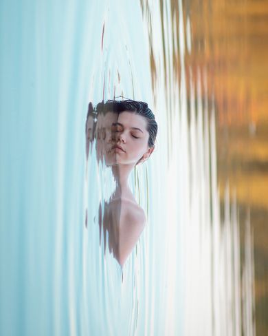 nature, portrait, content, boudoir
