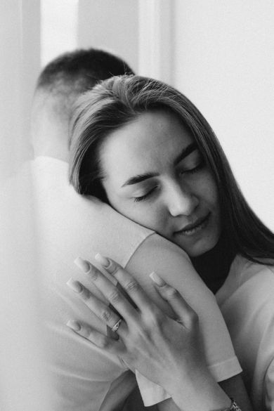 couple, blackandwhite
