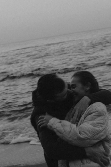 couple, blackandwhite