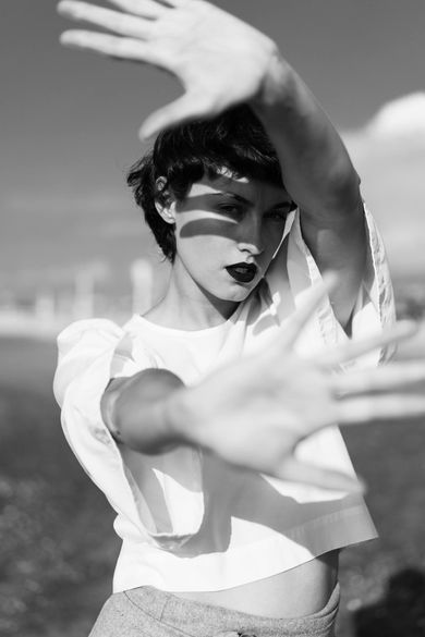 blackandwhite, street, portrait, fashion