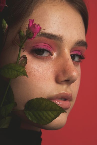 portrait, content, fashion