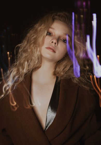portrait, content, fashion