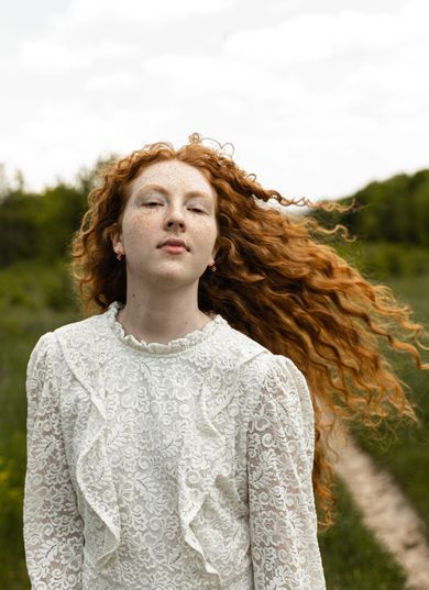nature, portrait, content, fashion