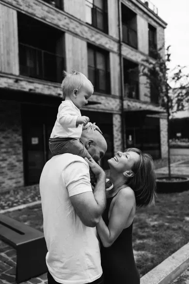 blackandwhite, children, family