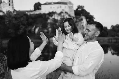 blackandwhite, children, family