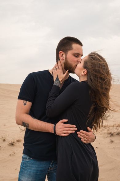 couple, nature, content