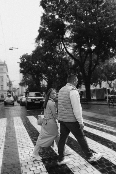couple, blackandwhite, street