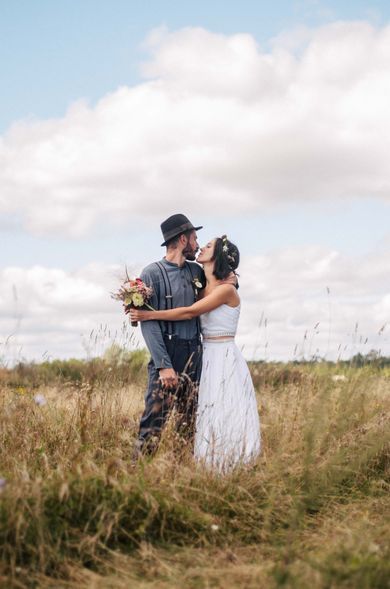 couple, portrait, wedding