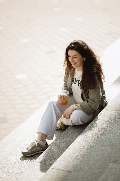 street, portrait, content