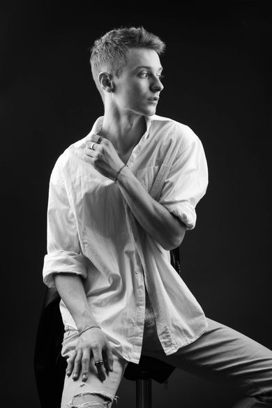 commercial, blackandwhite, portrait, fashion