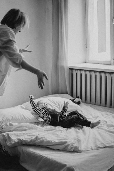 blackandwhite, children, family