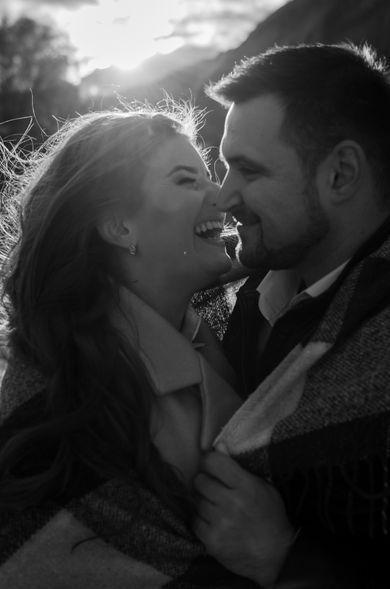 couple, blackandwhite