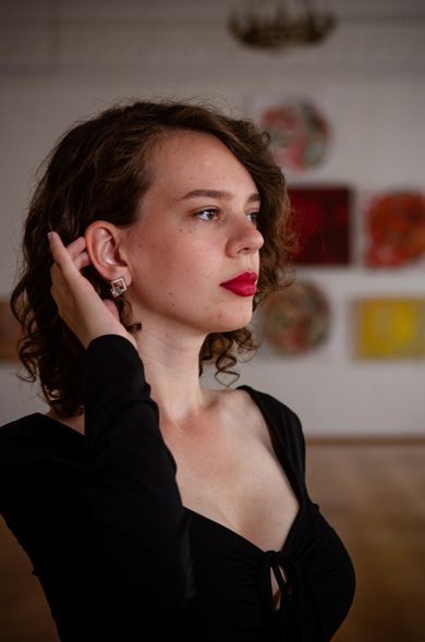 glamour, portrait, content