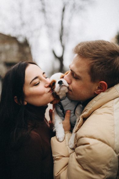 pets, couple, family
