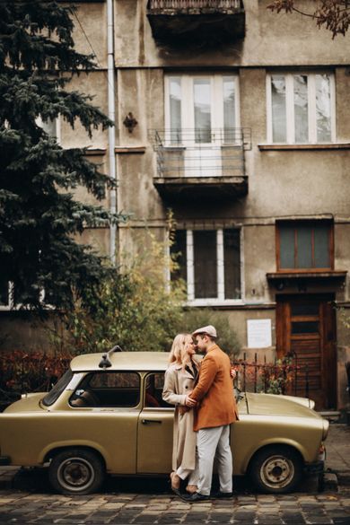 couple, street